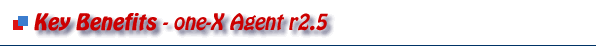 Benefits of one-X Agent by Telesavers